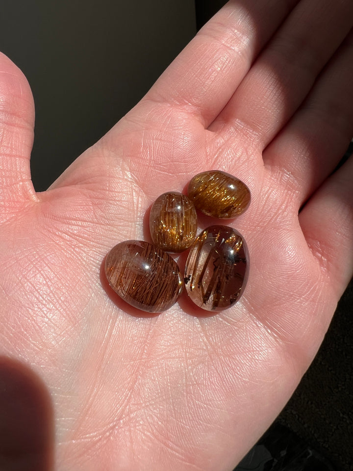Wholesale Red Rutilated Quartz Cabs