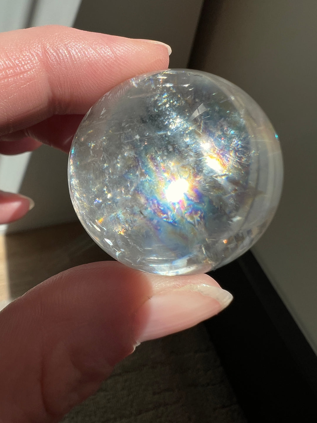 Optical Calcite Sphere (4) | 54.8g 35mm