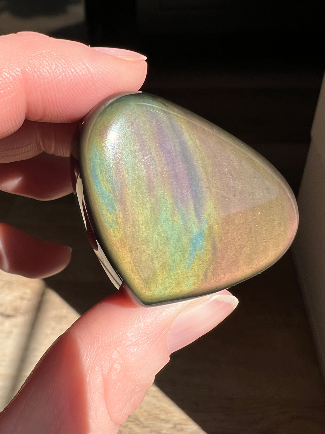 Rainbow Obsidian Heart (34) | 49g