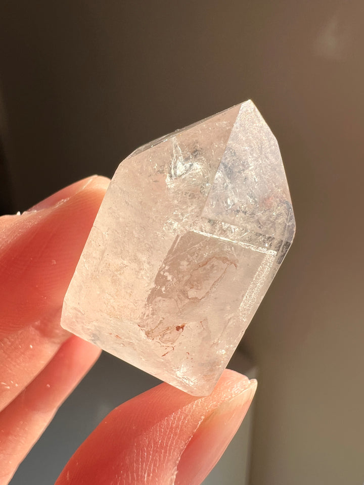 Partially Polished Quartz Enhydro (8) | 18.5g