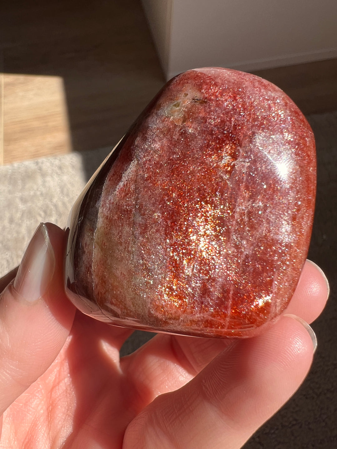 Tanzania Red Sunstone (7) | 129.1g