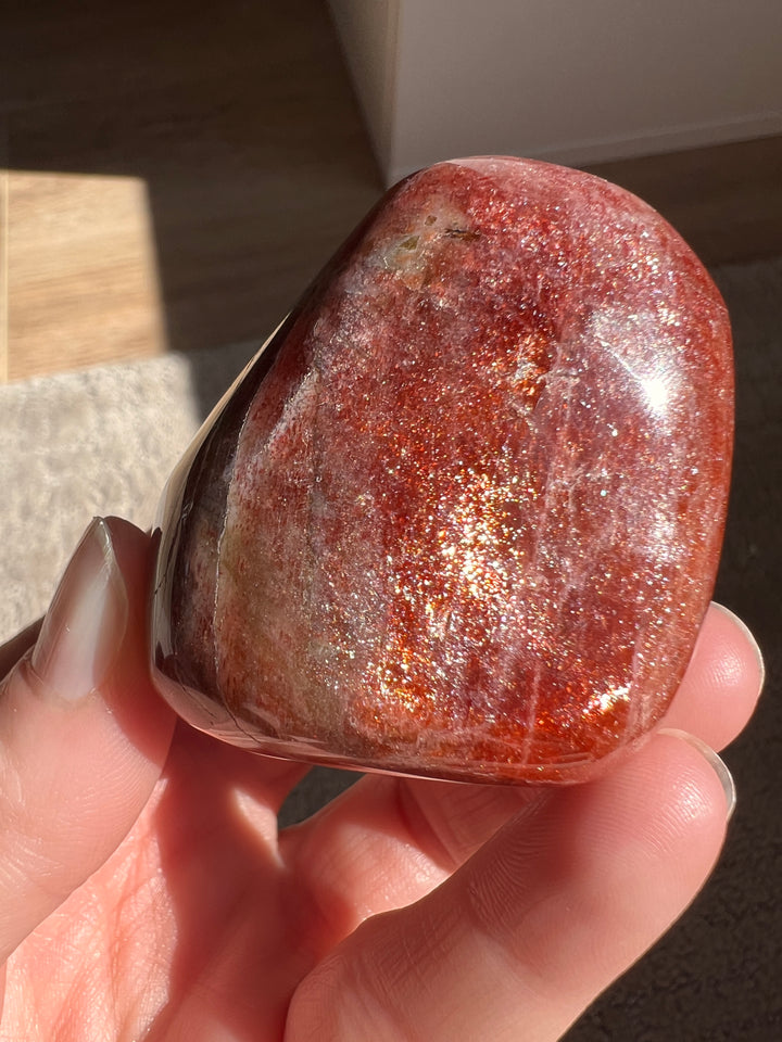 Tanzania Red Sunstone (7) | 129.1g
