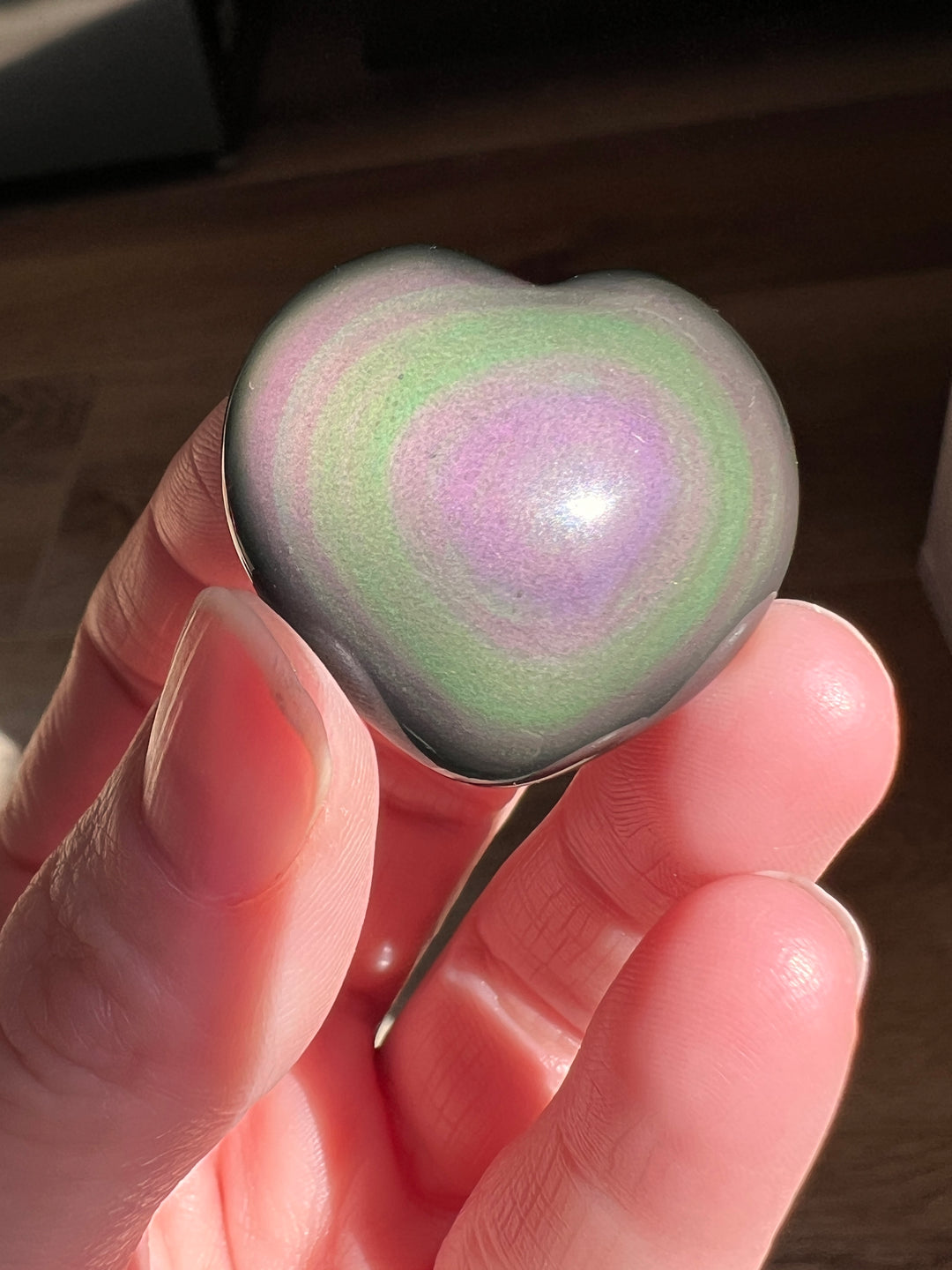 Rainbow Obsidian Heart (29)