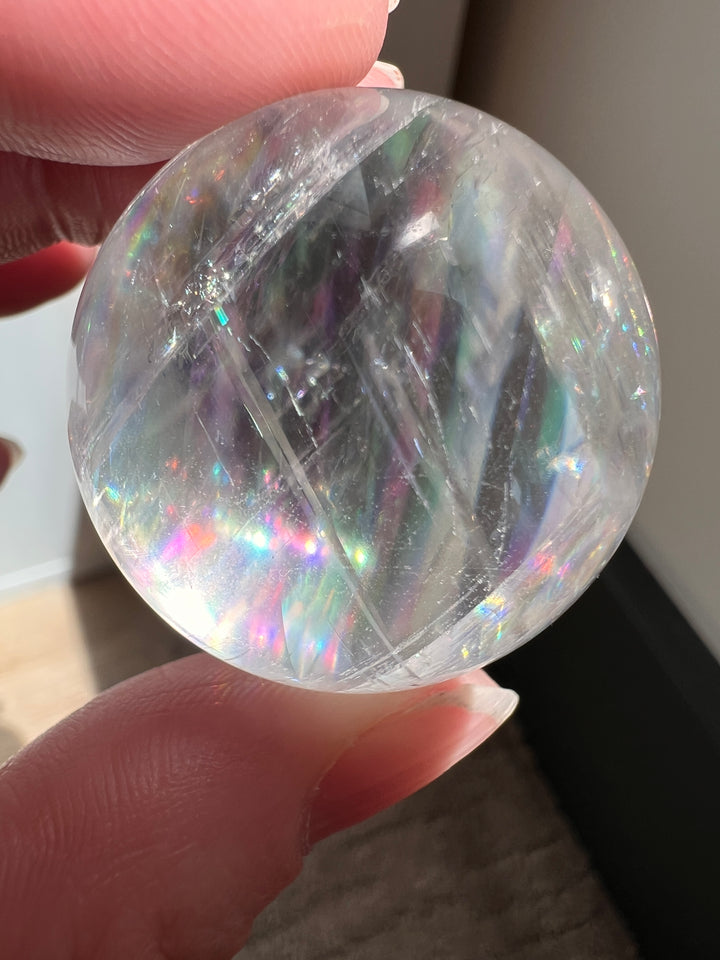 Optical Calcite Sphere (16) | 55.8g 34mm