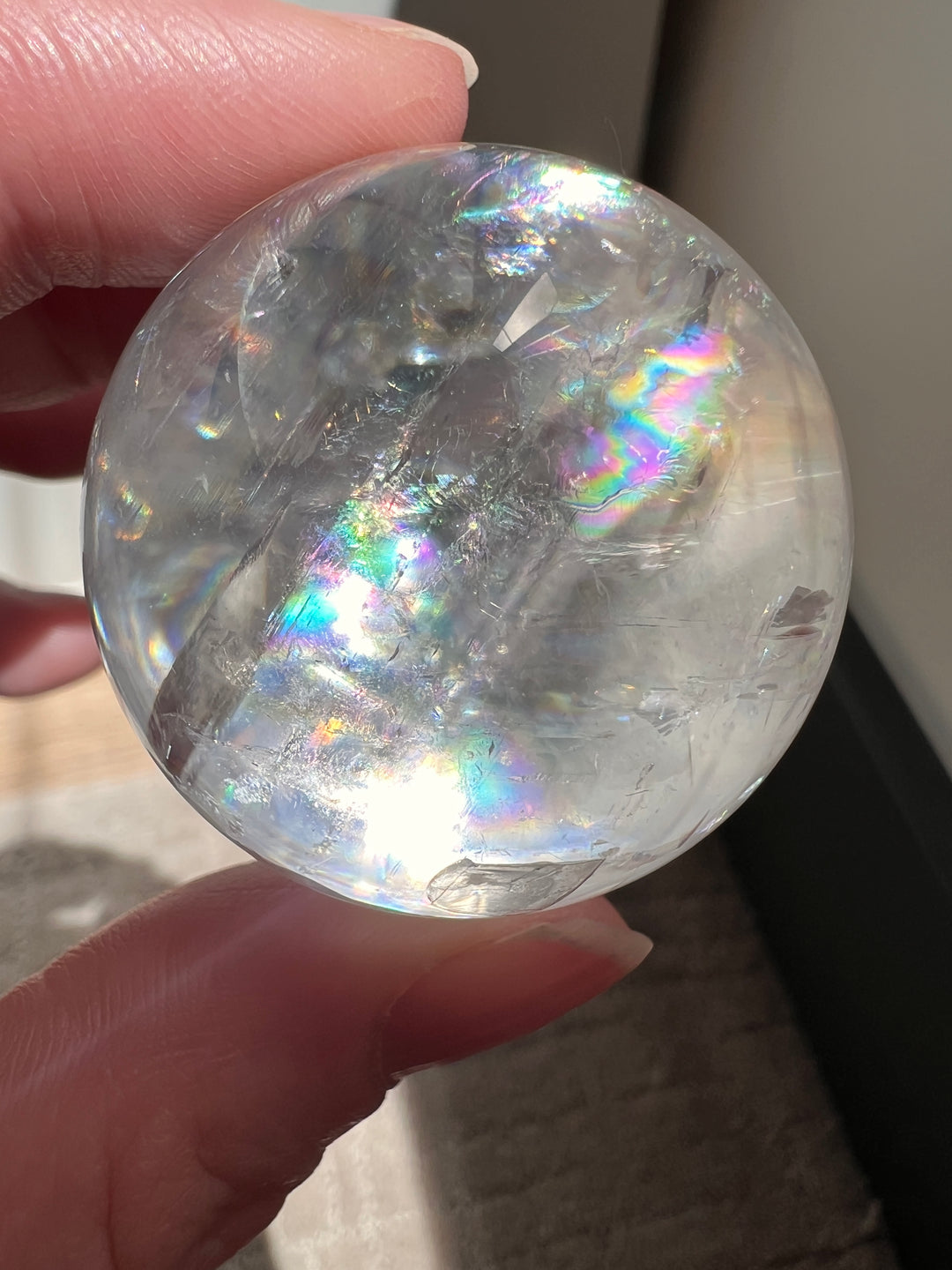 Optical Calcite Sphere (24) | 78.2g 39mm