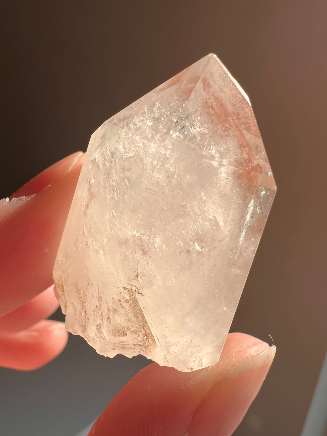 Partially Polished Quartz Enhydro (17) | 18.6g
