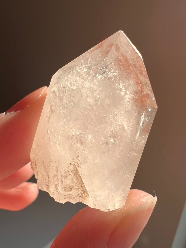 Partially Polished Quartz Enhydro (17) | 18.6g