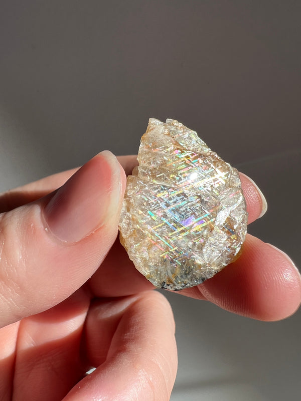Rainbow Lattice Sunstone | 46 carat