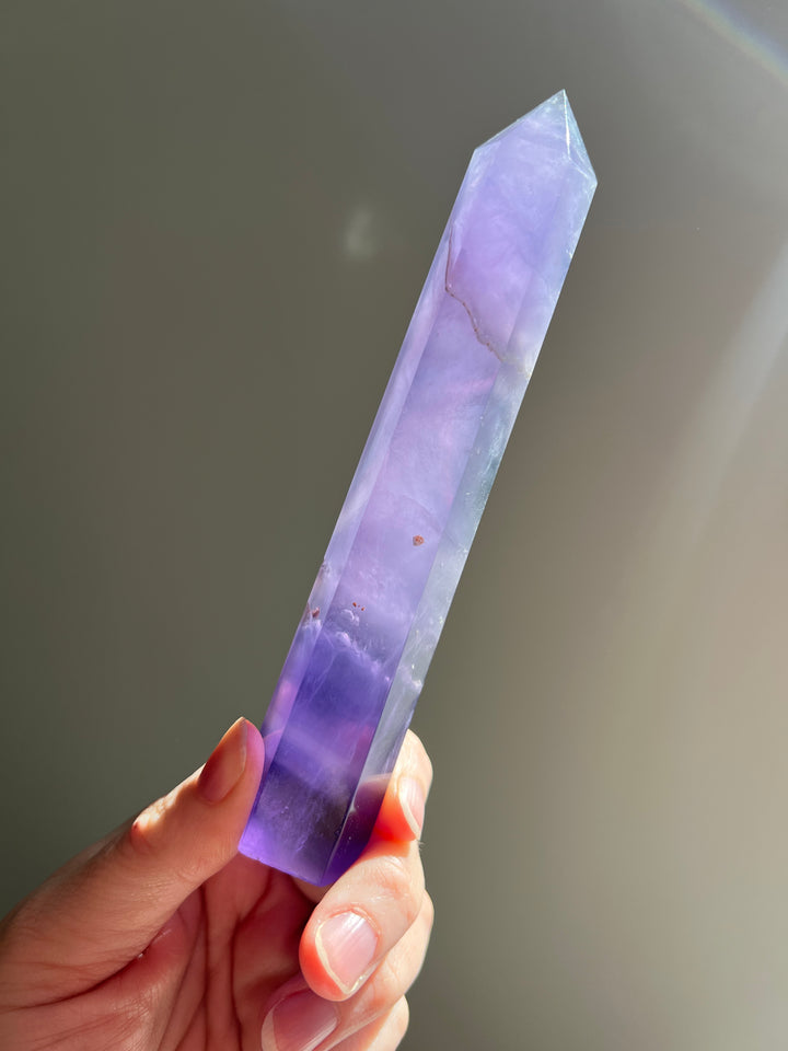 Fluorite Enhydro Tower (2)