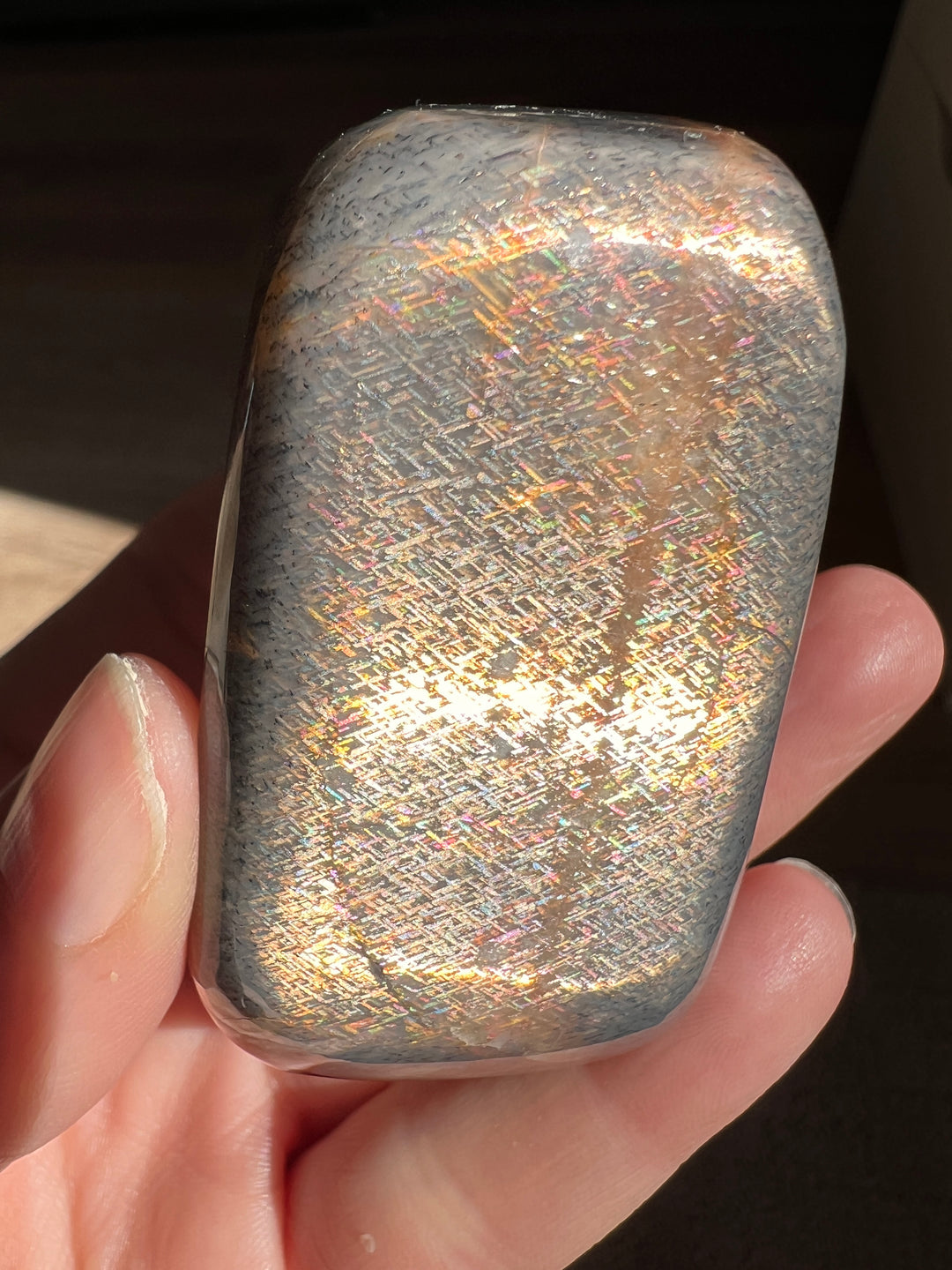 Tanzania Lattice Sunstone(3) | 162.2g
