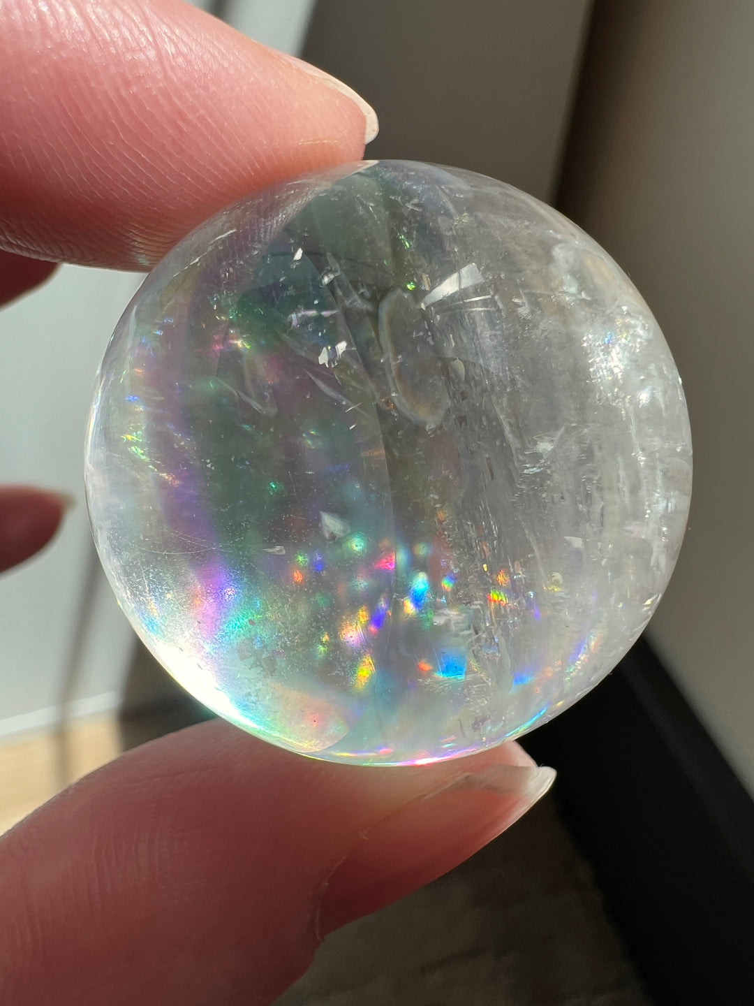 Optical Calcite Sphere (7) | 45g 32mm
