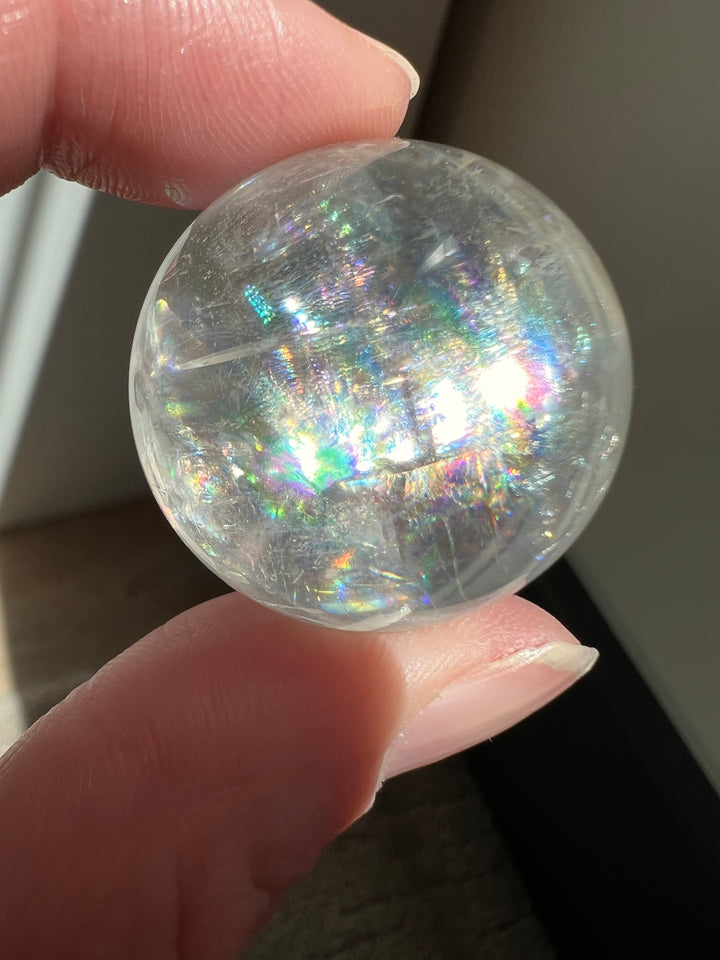 Optical Calcite Sphere (9) | 36.2g 30mm