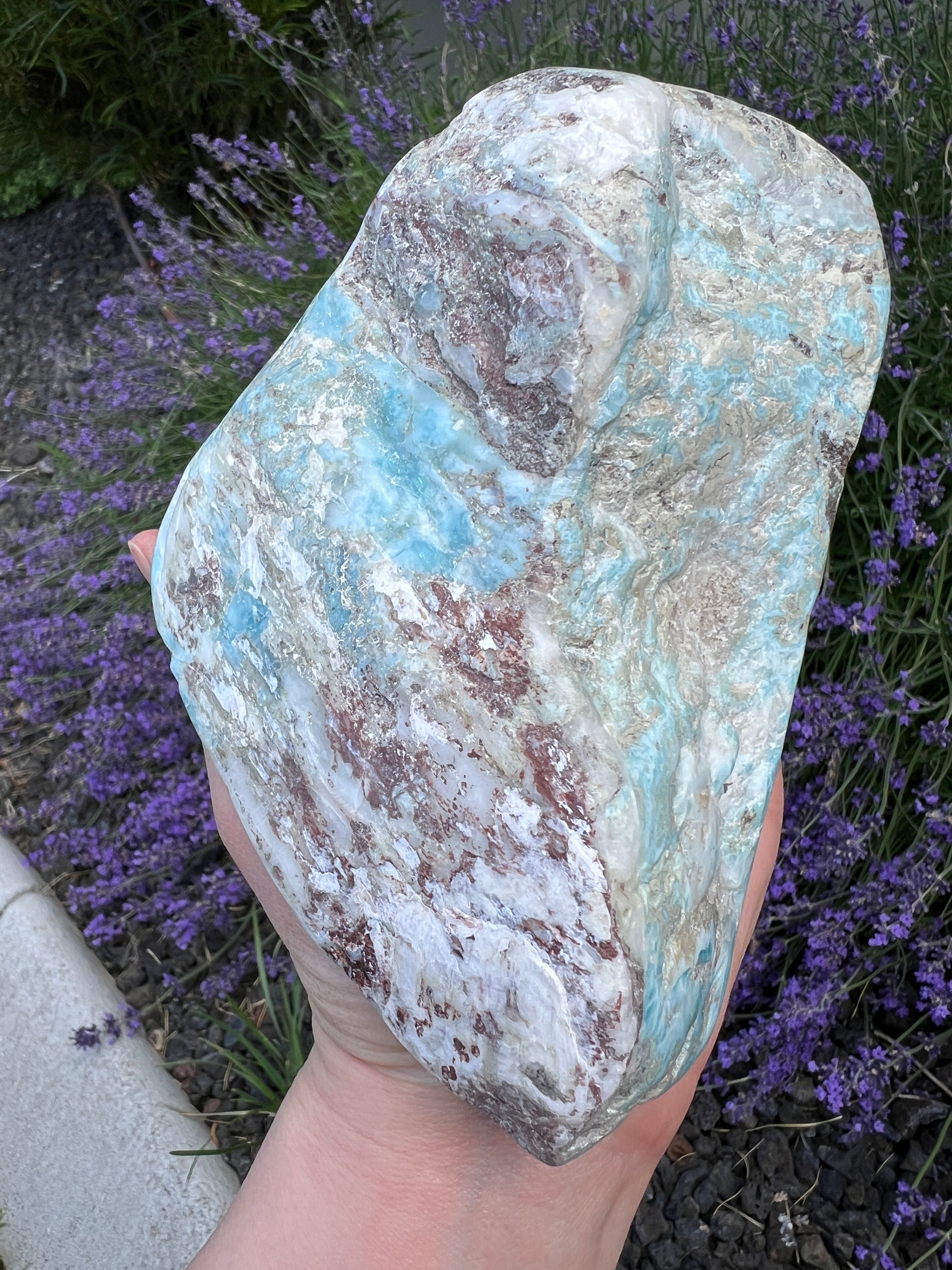Larimar Freeform 23 | Over 3lbs (1406g) – Crystals For Days