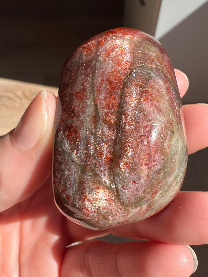 Tanzania Red Sunstone (6) | 70.4g