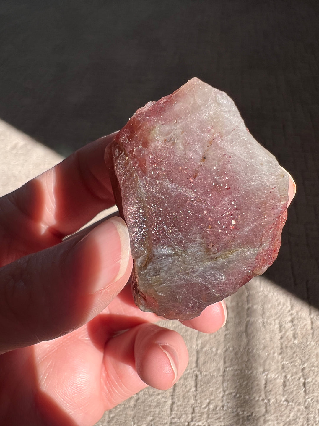 Raw Red Tanzania Sunstone (7) | 53.4g