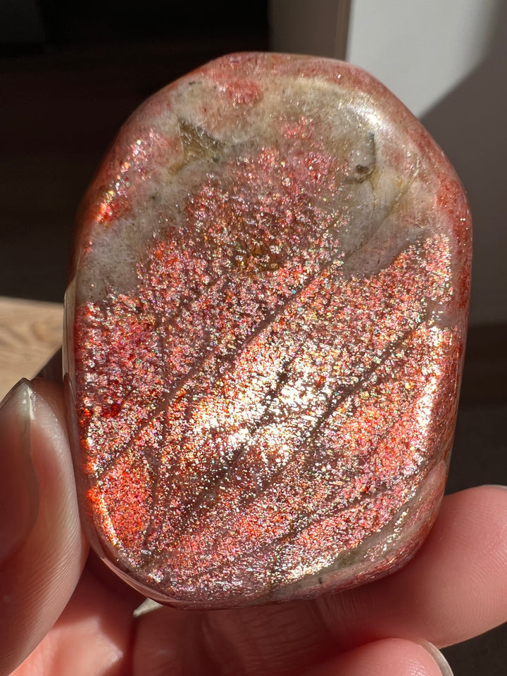 Tanzania Red Sunstone (6) | 70.4g