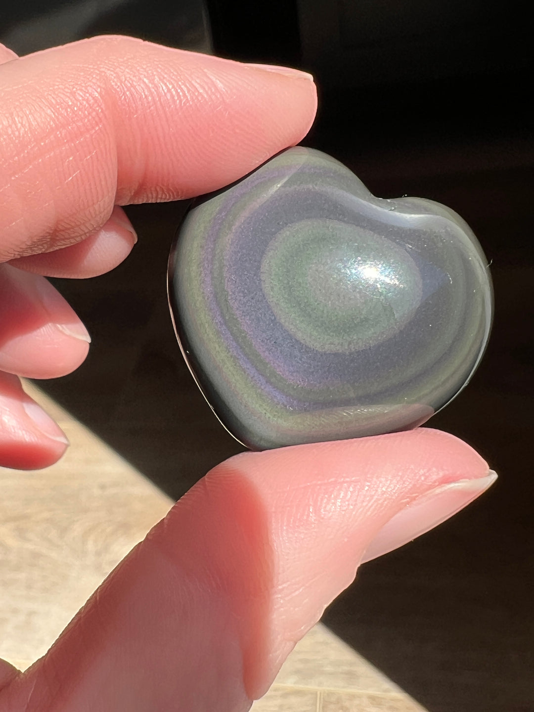 Rainbow Obsidian Heart (37)