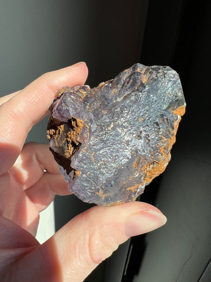 Ojuela Mine Fluorite w/ Enhydro and Pyrite inclusions | 180g