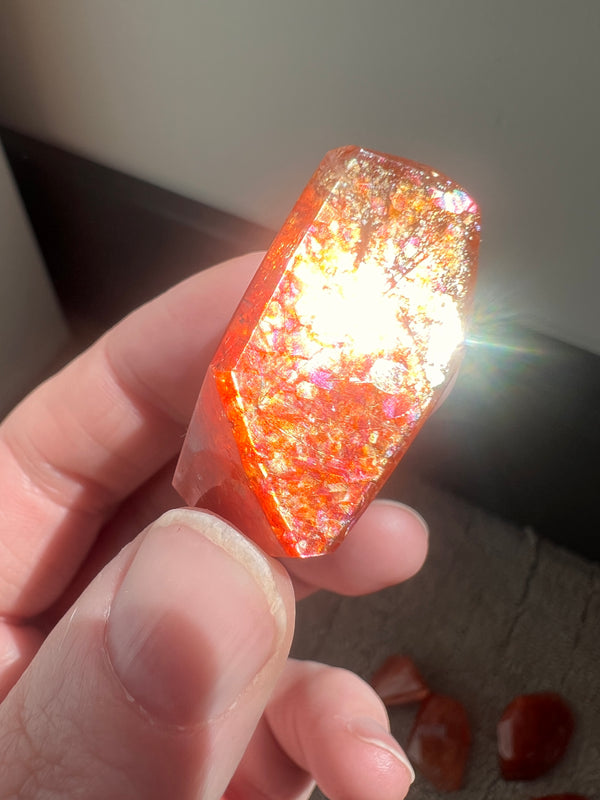 Incredible Polished Sunstone (27) | 18.9g
