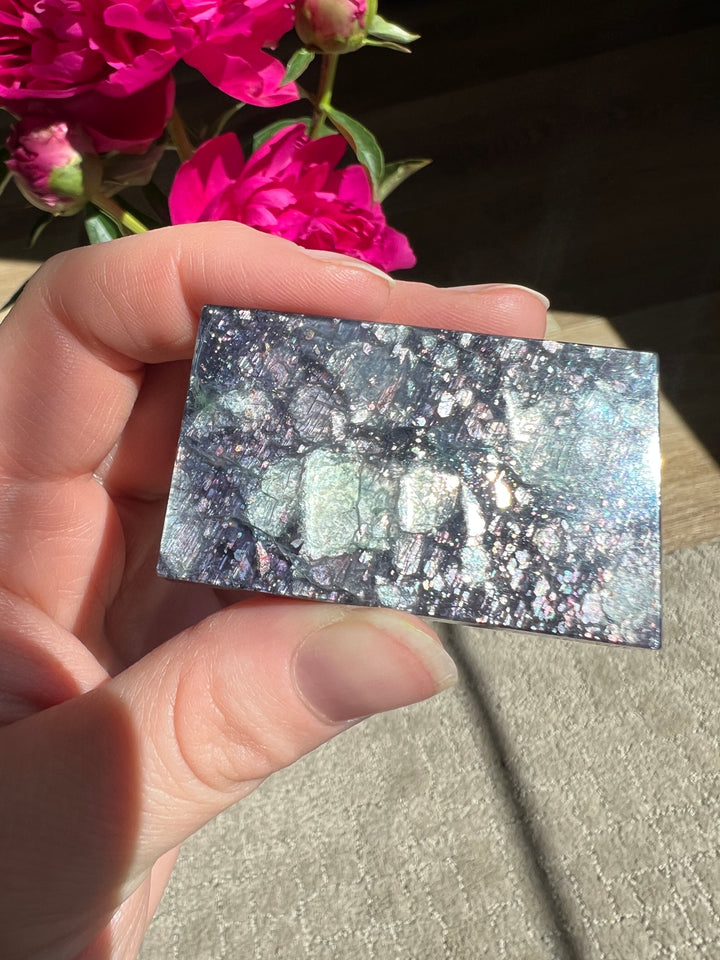 High Grade Iolite | Big Hematite Glitter | 35g (6)