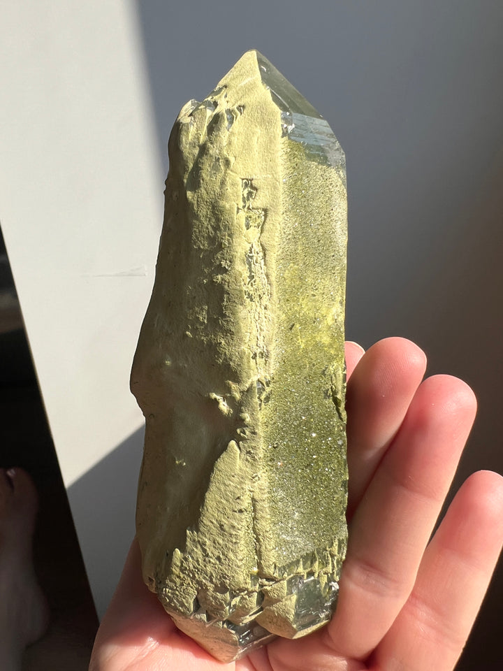 Epidote Coated Quartz | 461.7g
