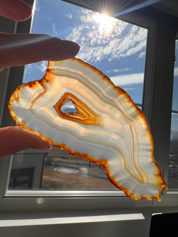 Iris Agate Slice (1) | 48.5g