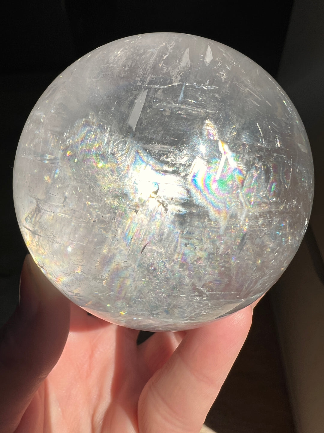 Optical Calcite Sphere (1B) | 512.3g 70mm