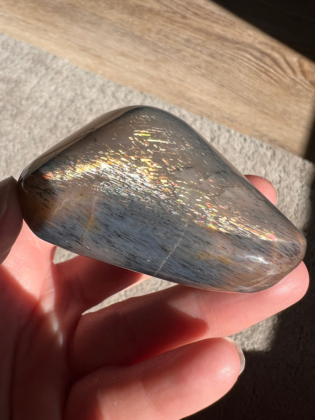 Tanzania Lattice Sunstone(6) | 132.6g