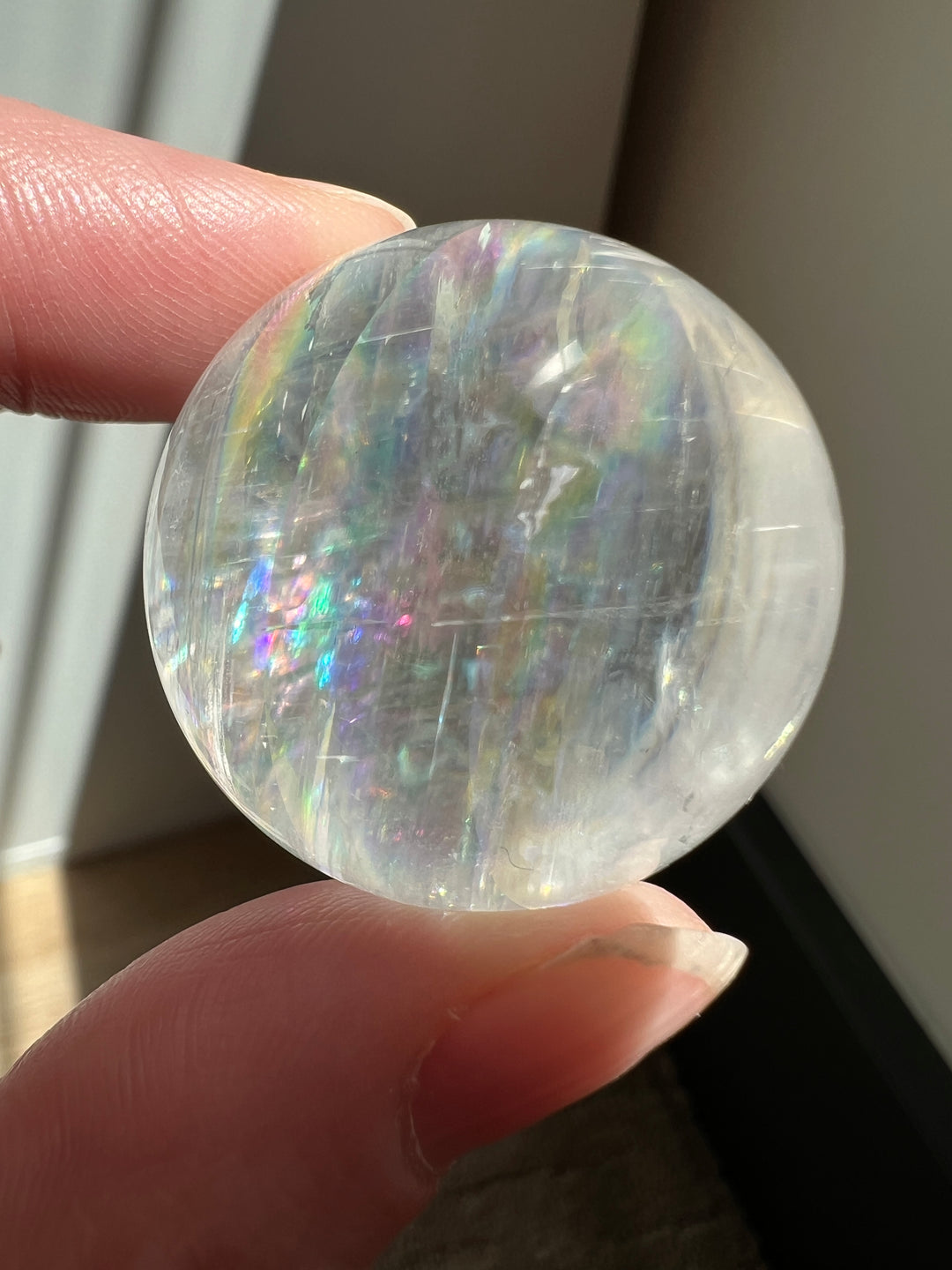 Optical Calcite Sphere (7) | 45g 32mm