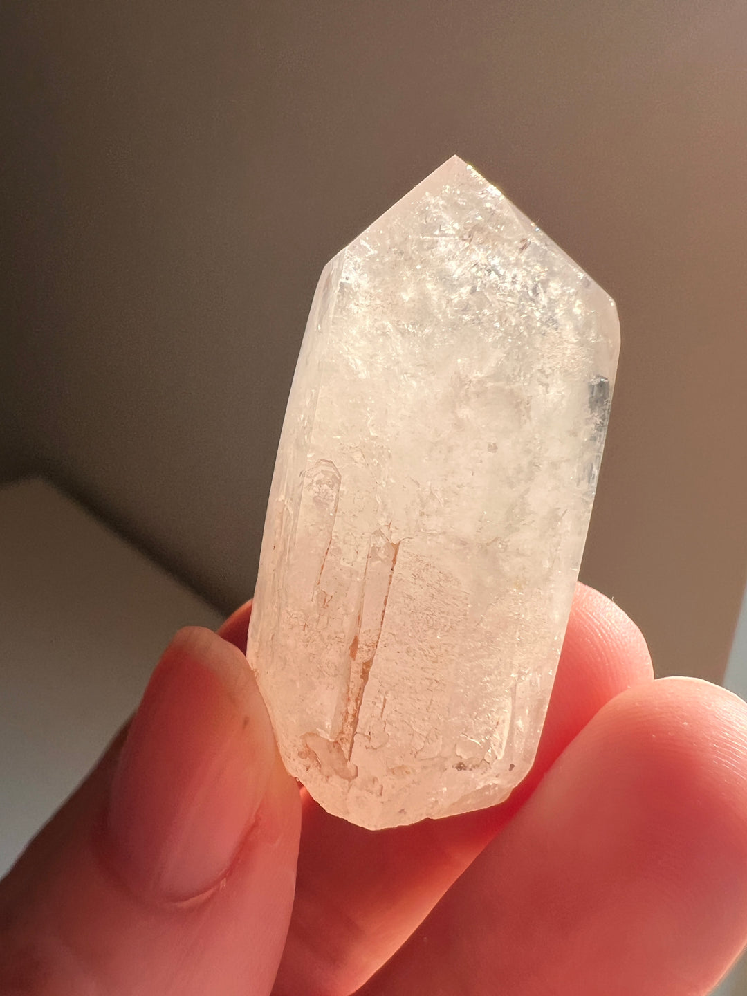 Partially Polished Quartz Enhydro (5) | 24g