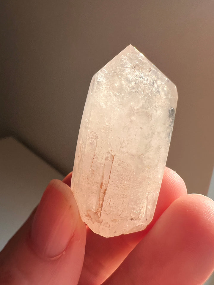 Partially Polished Quartz Enhydro (5) | 24g