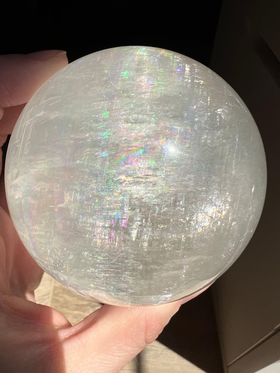 Optical Calcite Sphere (7) | 571.3g 73mm