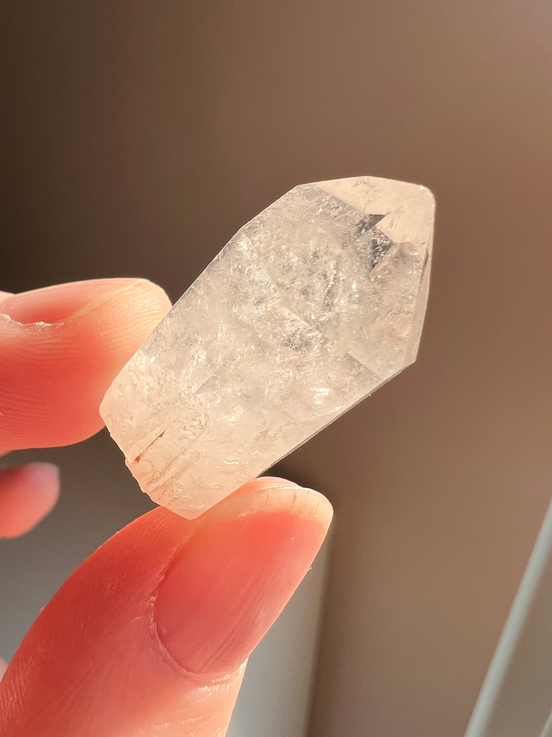 Partially Polished Quartz Enhydro (15) | 7.4g