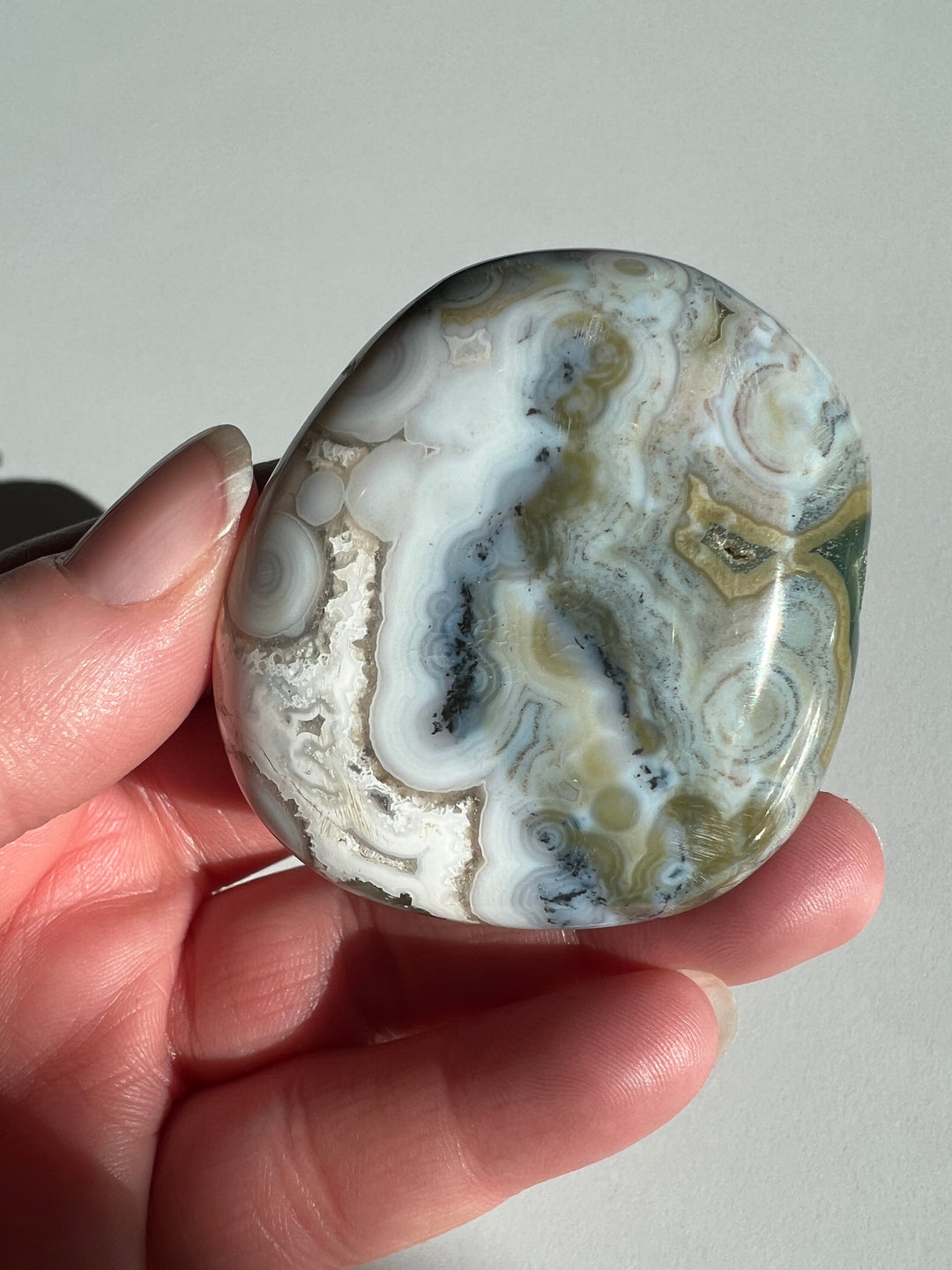 Ocean Jasper 8th Vein Palmstone