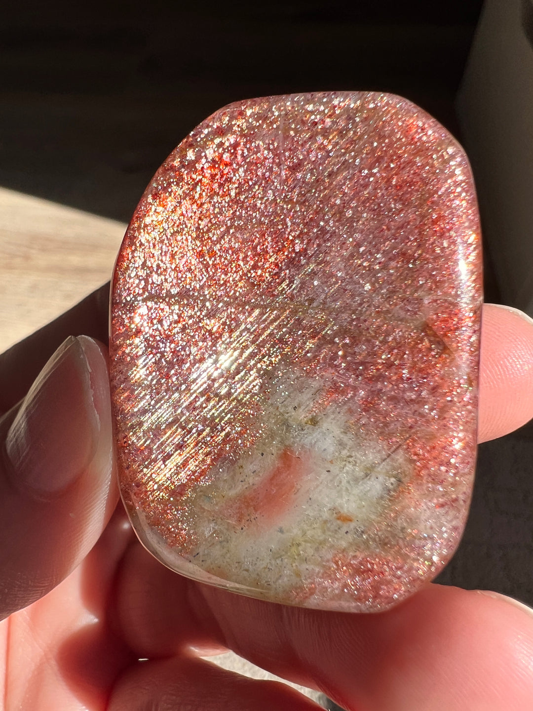Tanzania Red Sunstone (5) | 46.2g