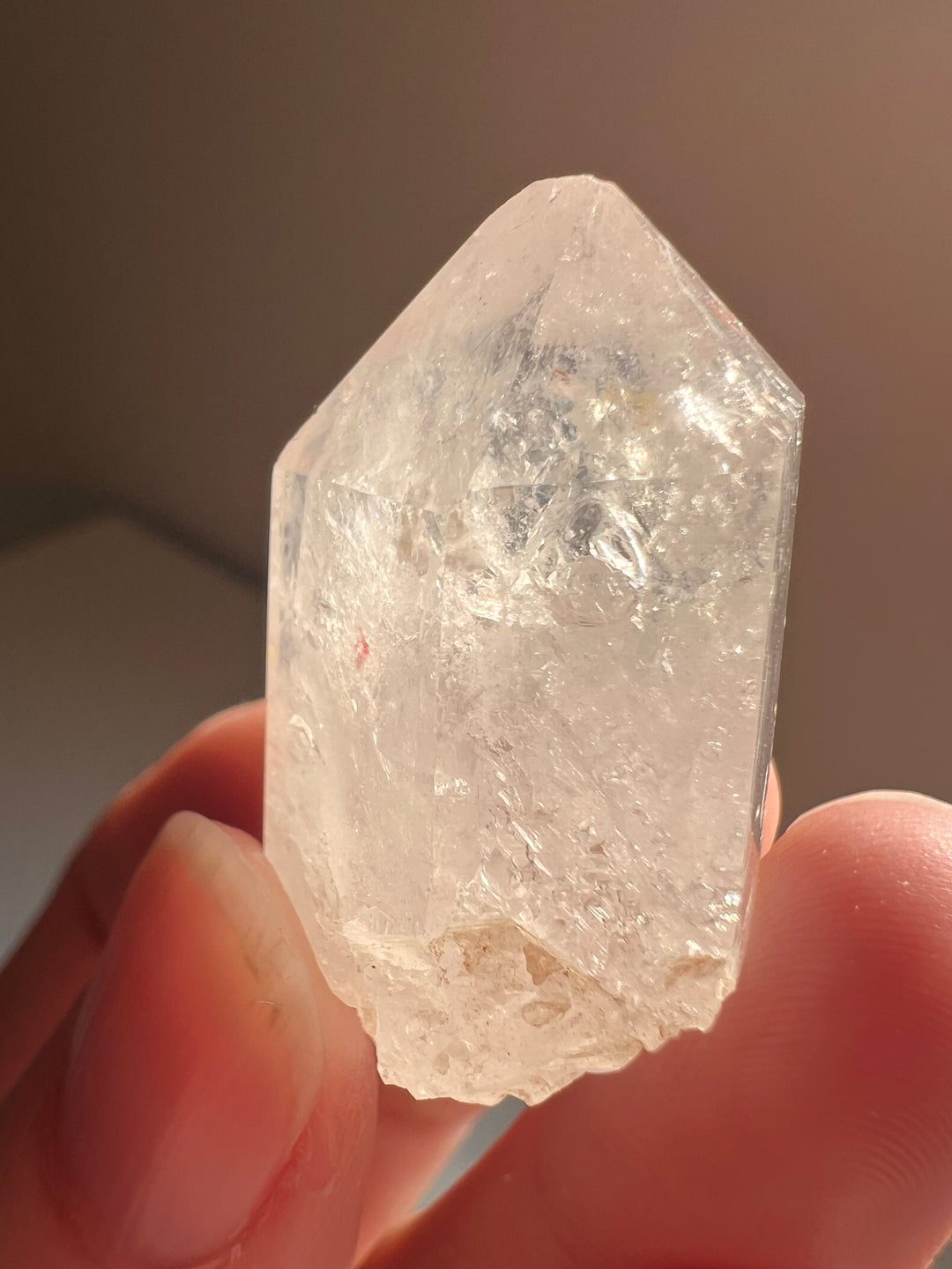 Partially Polished Quartz Enhydro (11) | 16.3g
