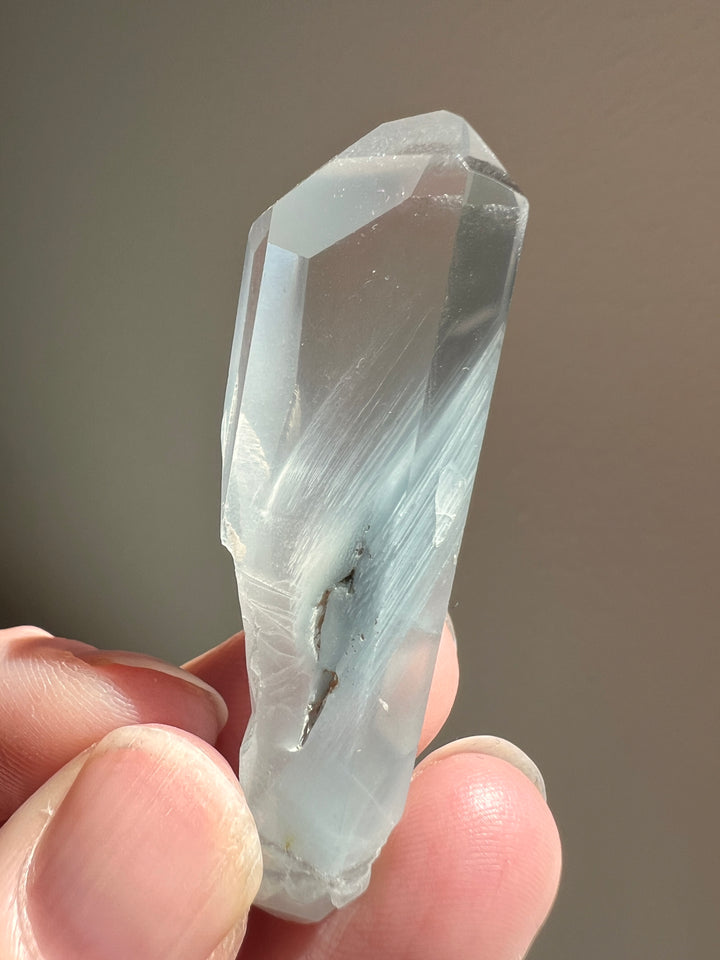 Polished Blue Tara Quartz (2) | 12.7g