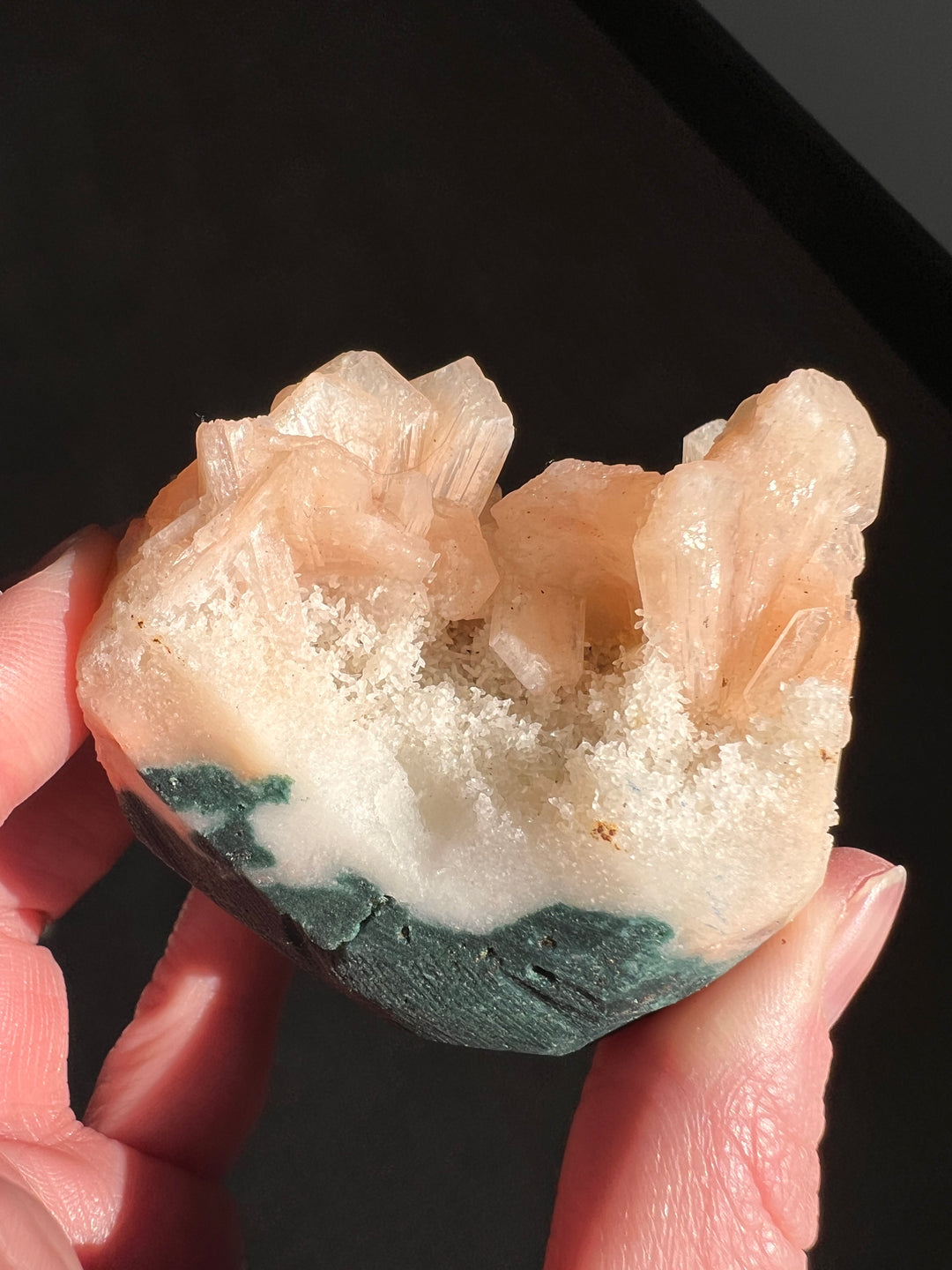 Peach Stilbite Cluster | 157g