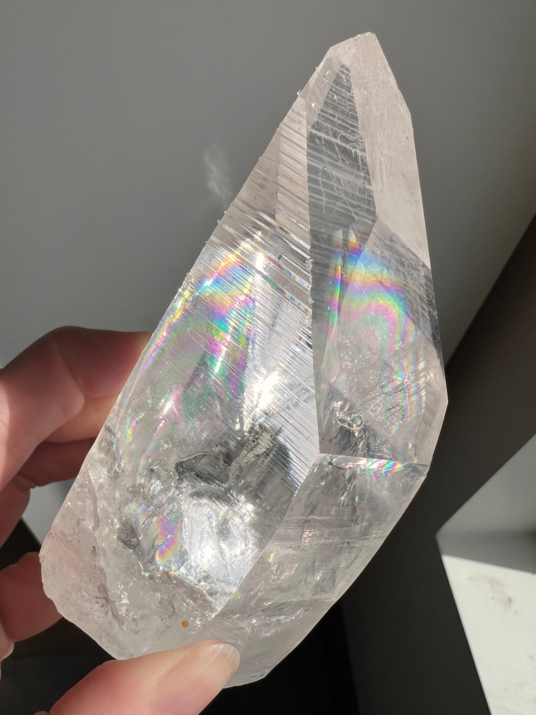 Rainbow filled Colombian Lemurian | 473g