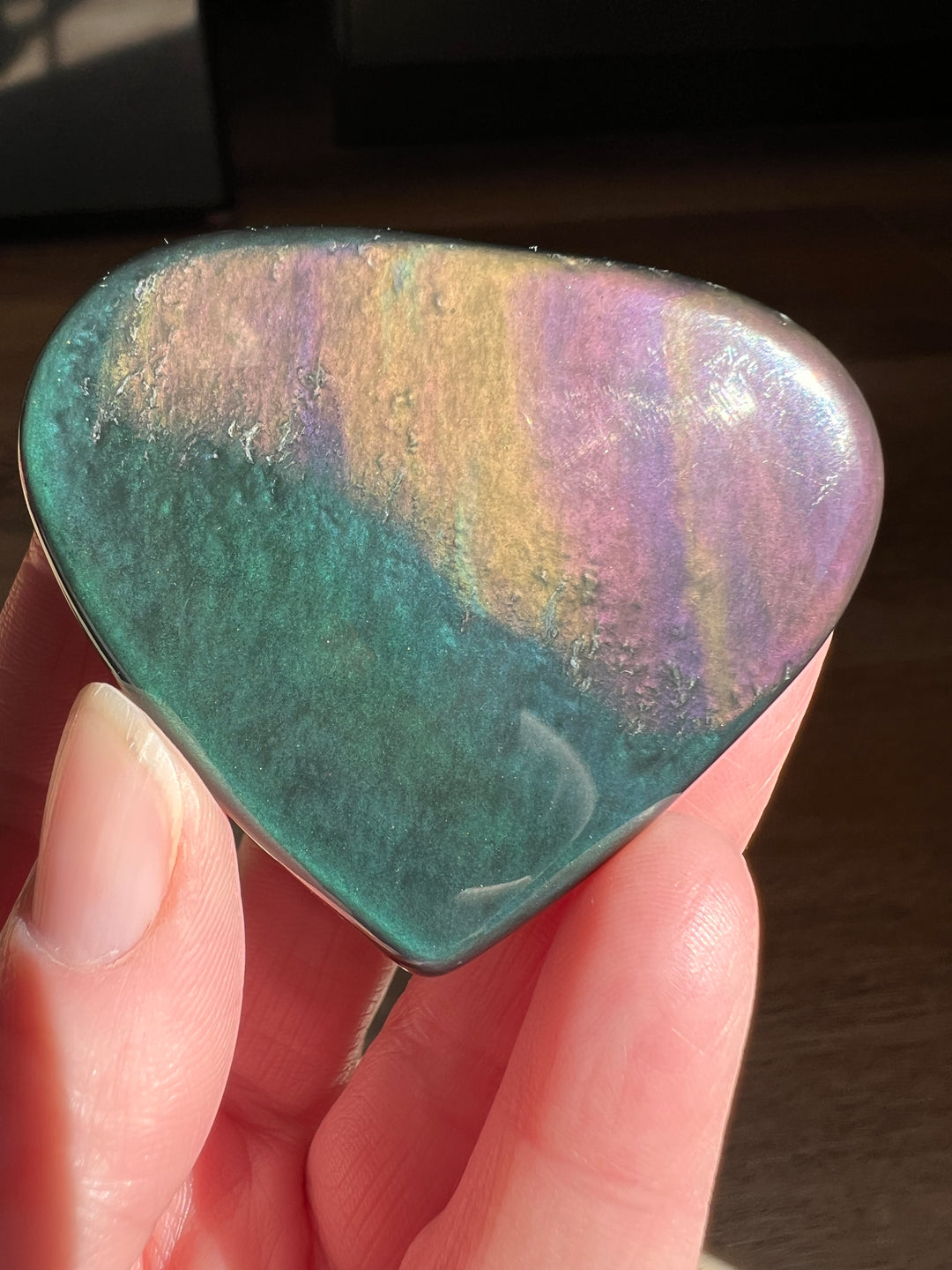 Rainbow Obsidian Heart (23) | 56g