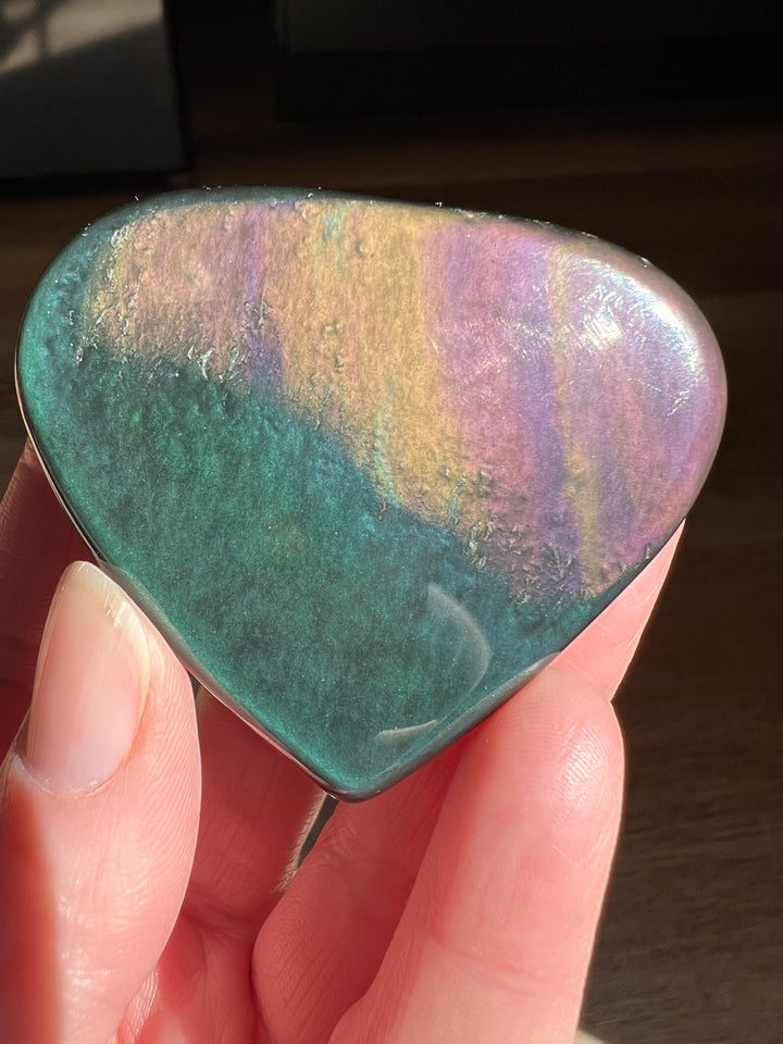 Rainbow Obsidian Heart (23) | 56g