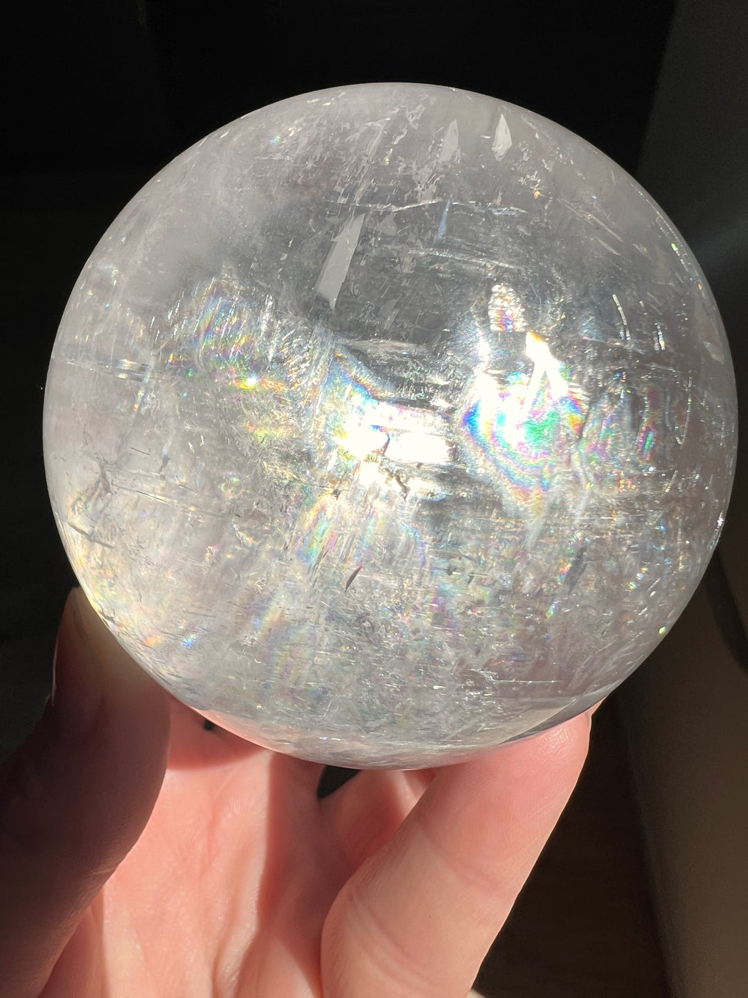 Optical Calcite Sphere (1B) | 512.3g 70mm