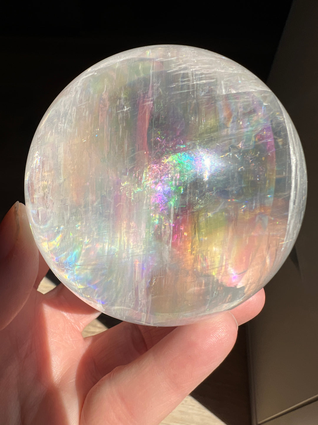 Optical Calcite Sphere (6) | 575.6g 71mm