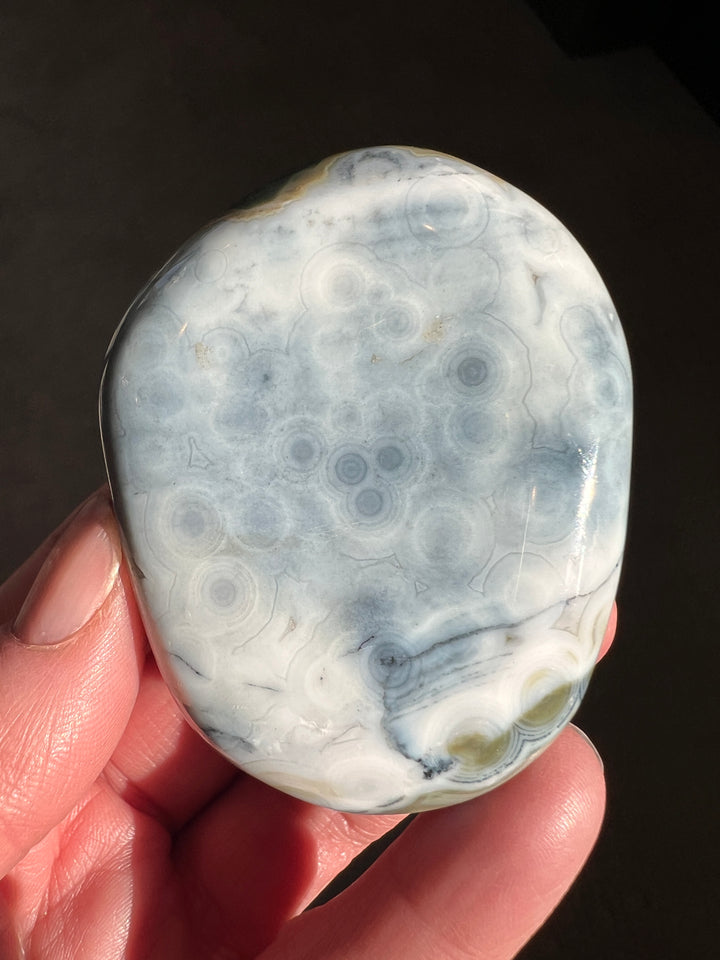 8th Vein Ocean Jasper Palmstone (3) | 88.2g
