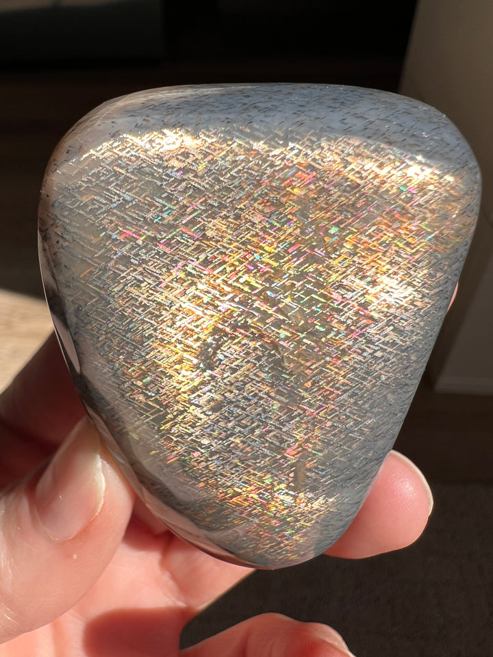 Tanzania Lattice Sunstone(5) | 85.8g