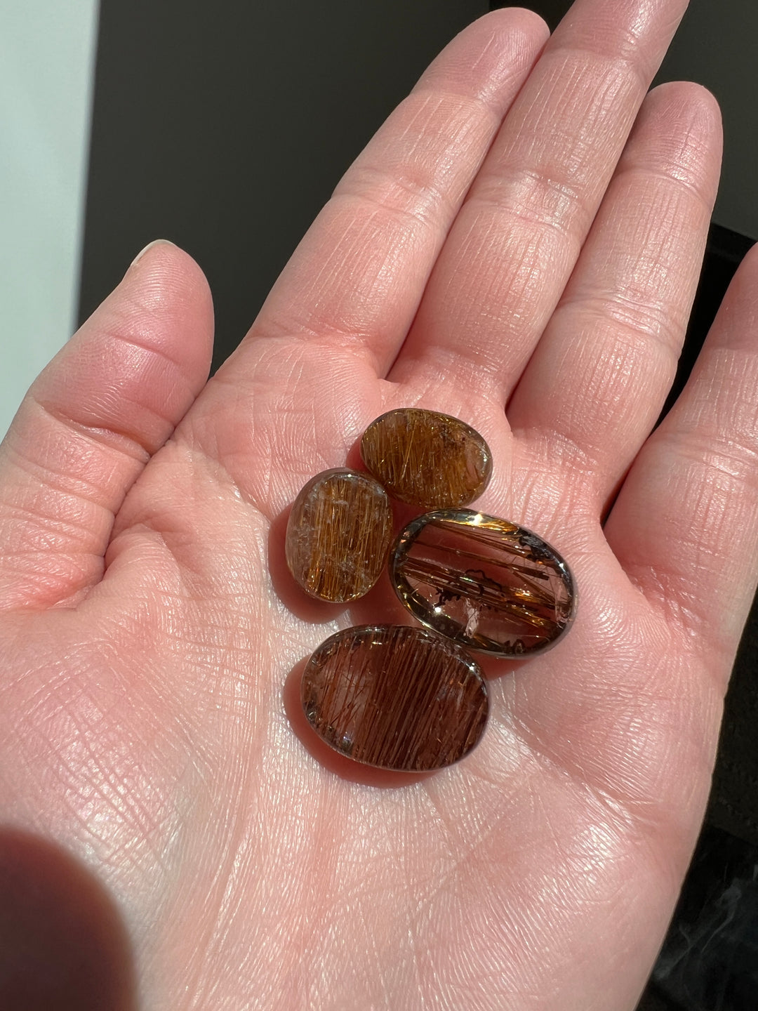 Wholesale Red Rutilated Quartz Cabs