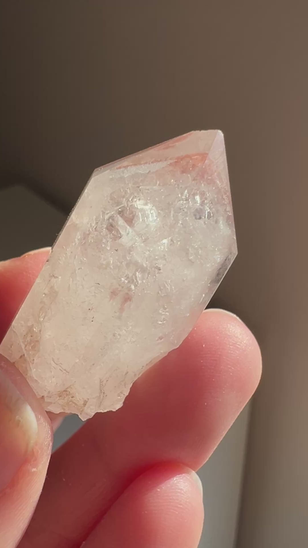 Partially Polished Quartz Enhydro (17) | 18.6g