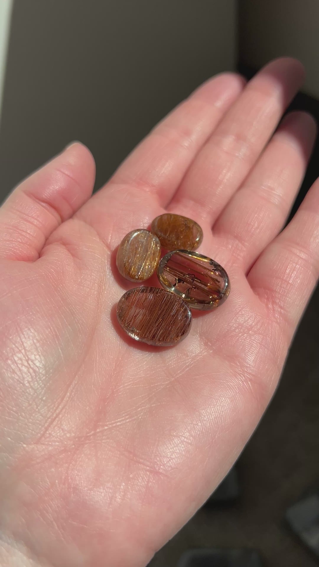 Wholesale Red Rutilated Quartz Cabs