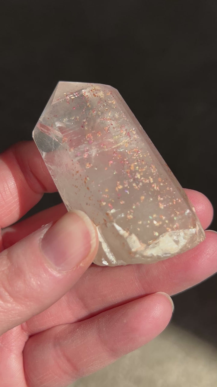 Sparkly Red Hematite Included Quartz (7) | 60g