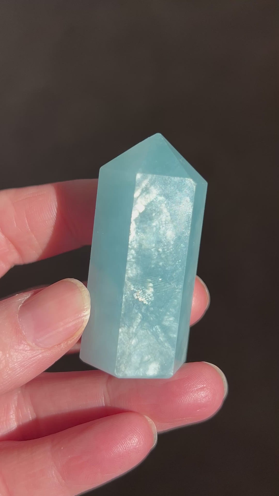 Aquamarine Tower (2) | 45.1g *Imperfect tip